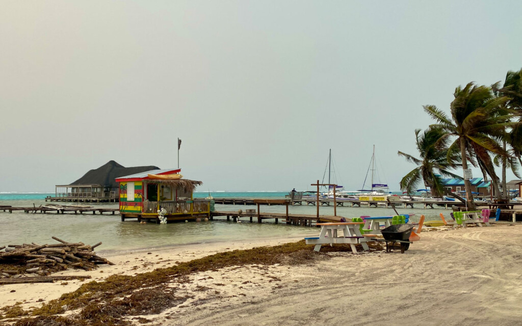 Saharan dust darkens Belize skies