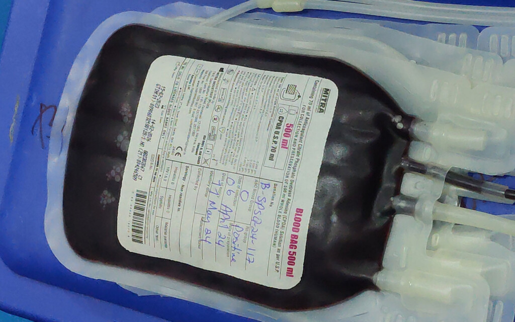 The blood donation team on the island mobilizes blood donation activities