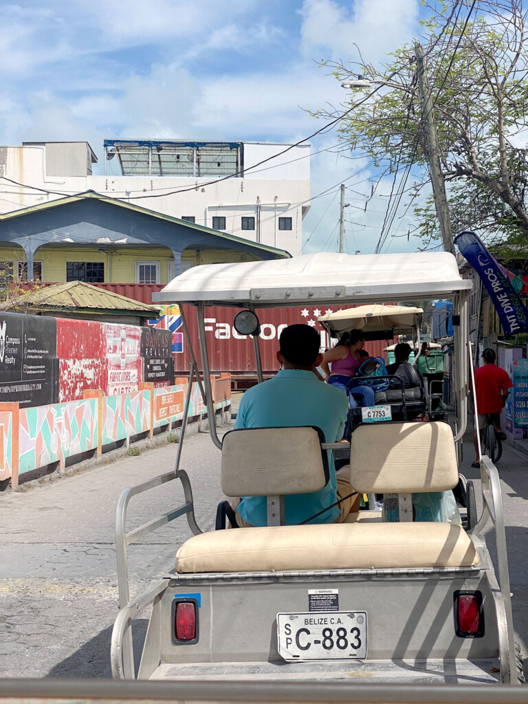 Traffic problems and heavy construction trucks