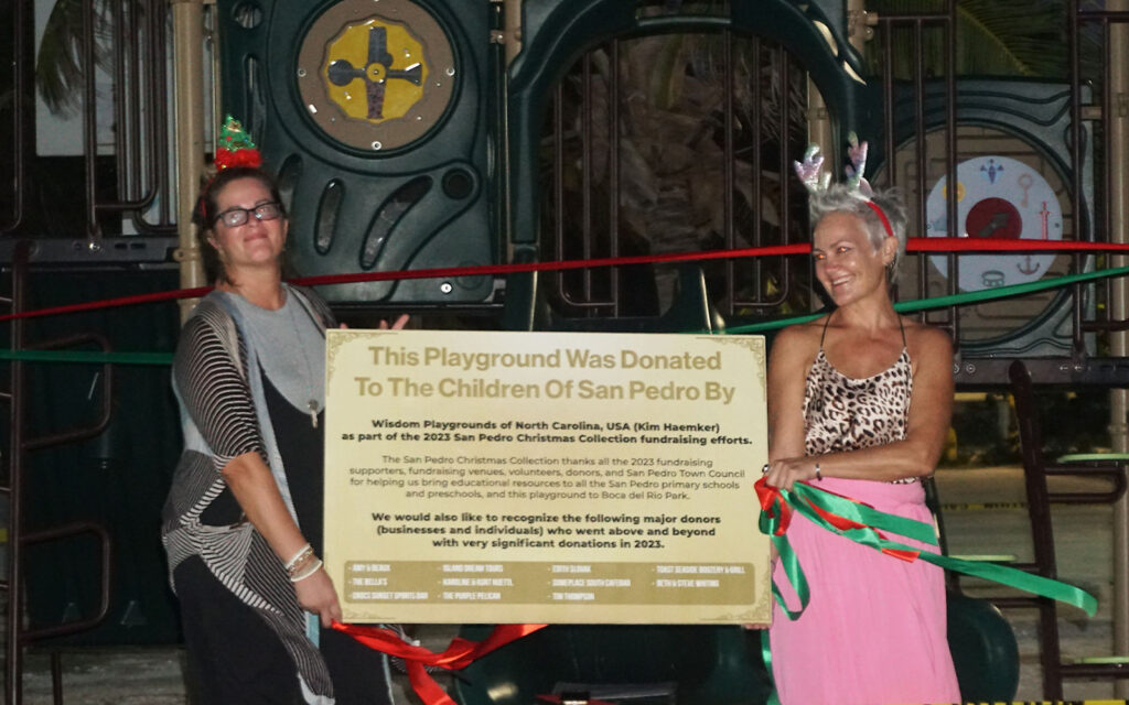 Christmas in July: Donating playground to Boca del Rio Park 7 Boca del Rio Amusement Park