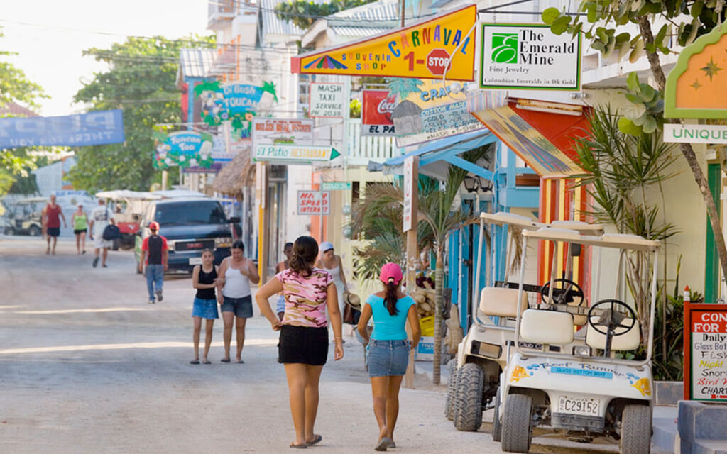 ambergris caye throughout the times