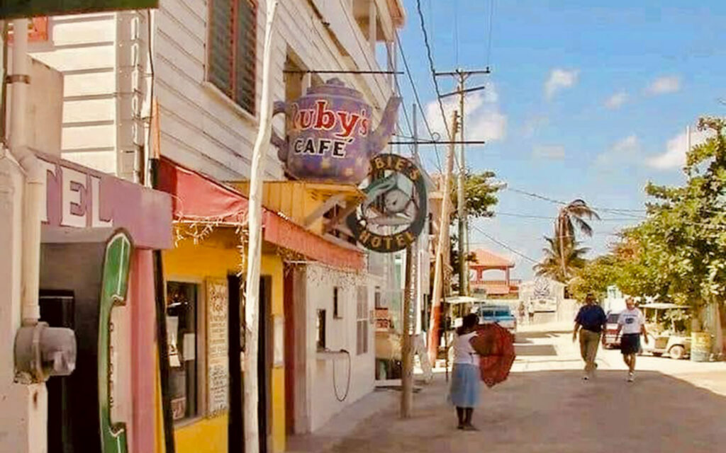 ambergris caye throughout the times