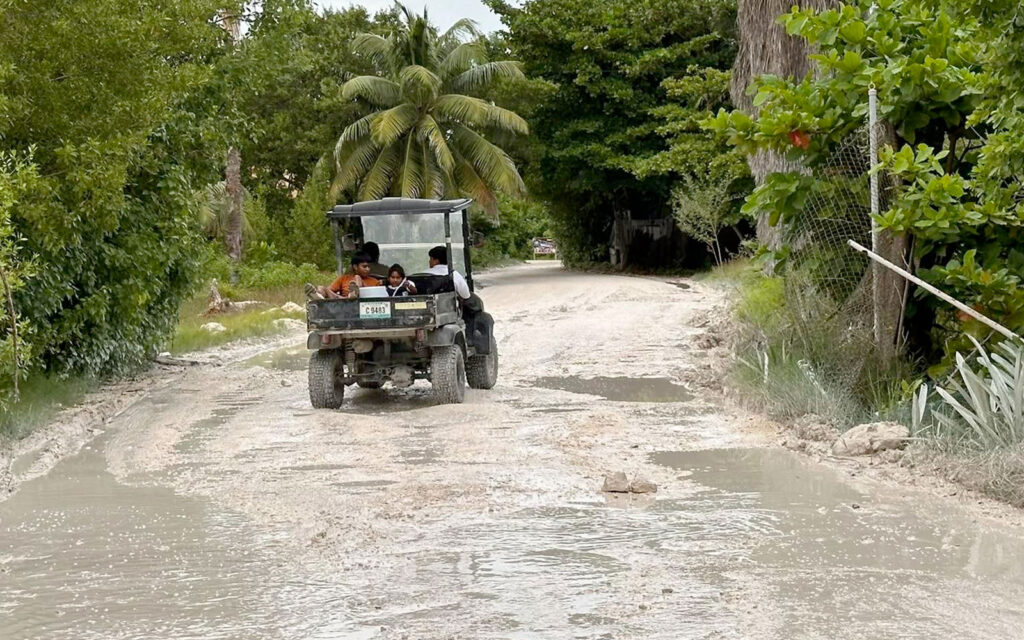 road repair plans for north ambergris caye