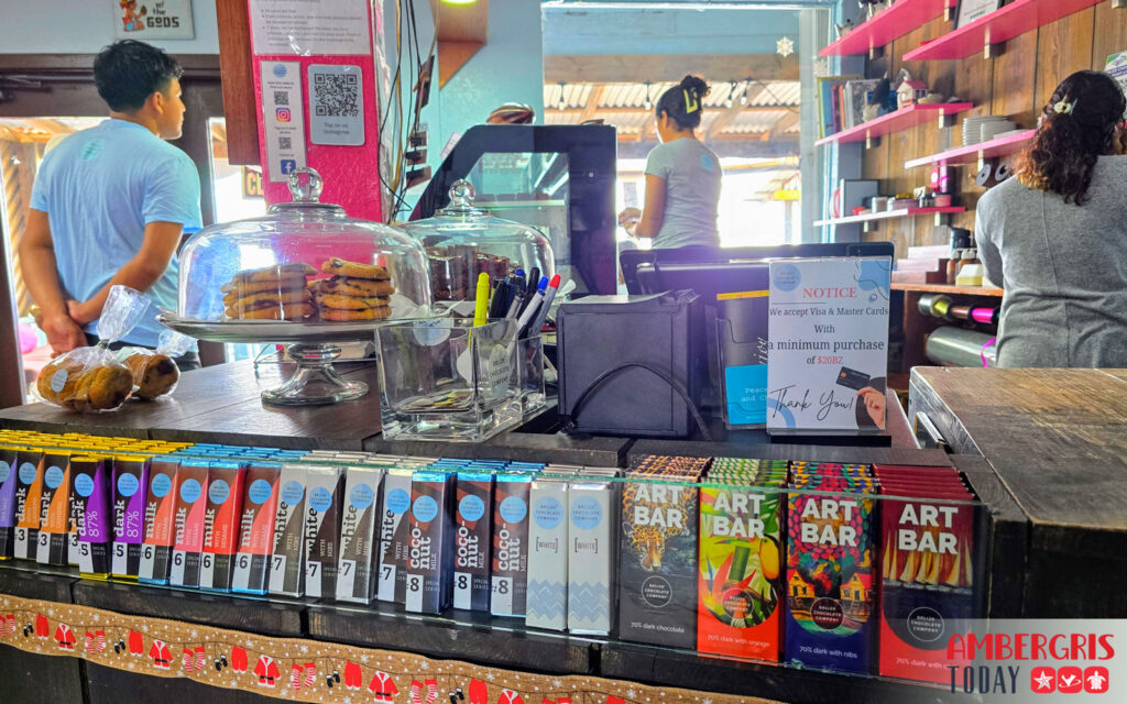 belize chocolate company donates art supplies to san pedro schools