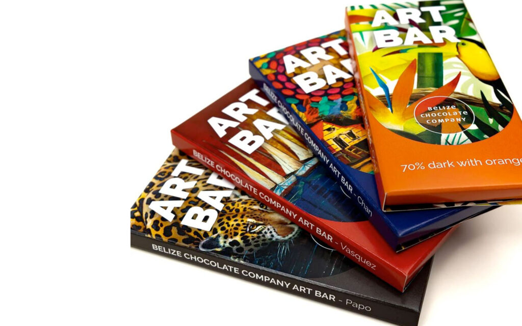 belize chocolate company donates art supplies to san pedro schools