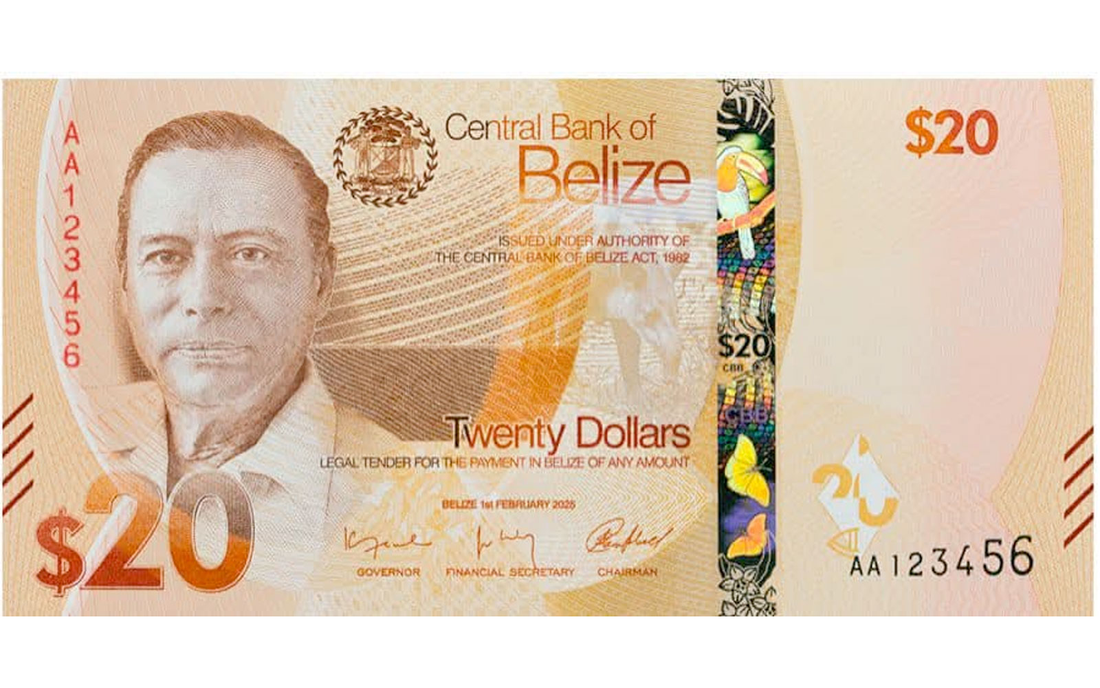 belize new currency banknotes