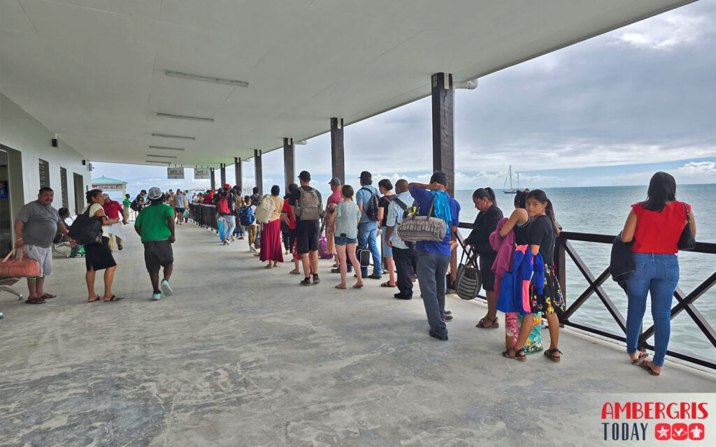 san pedro belize express new water taxi terminal
