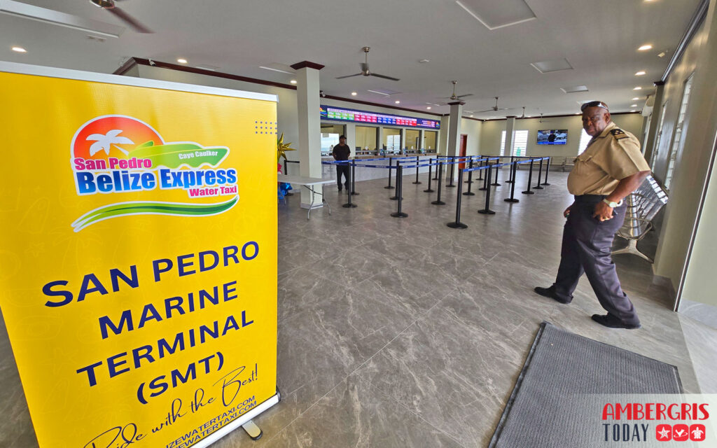 san pedro belize express new water taxi terminal