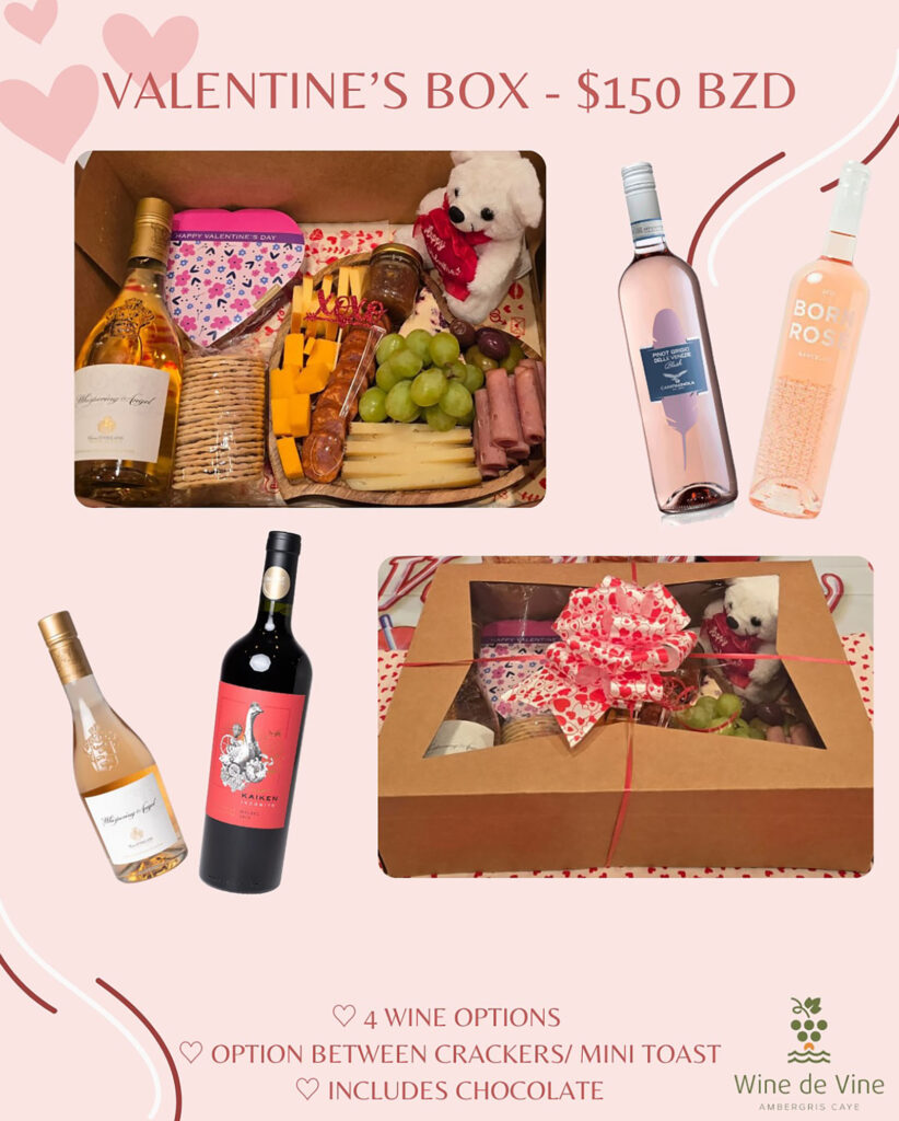 Valentine's Day Menu 2025 San Pedro Belize