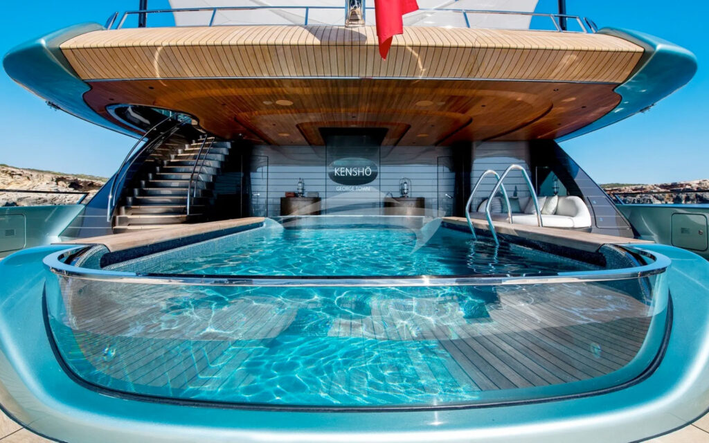 3 Jaw-Dropping Facts About the Kensho Superyacht Anchored Off Ambergris Caye 6 kensho superyacht ambergris caye belize