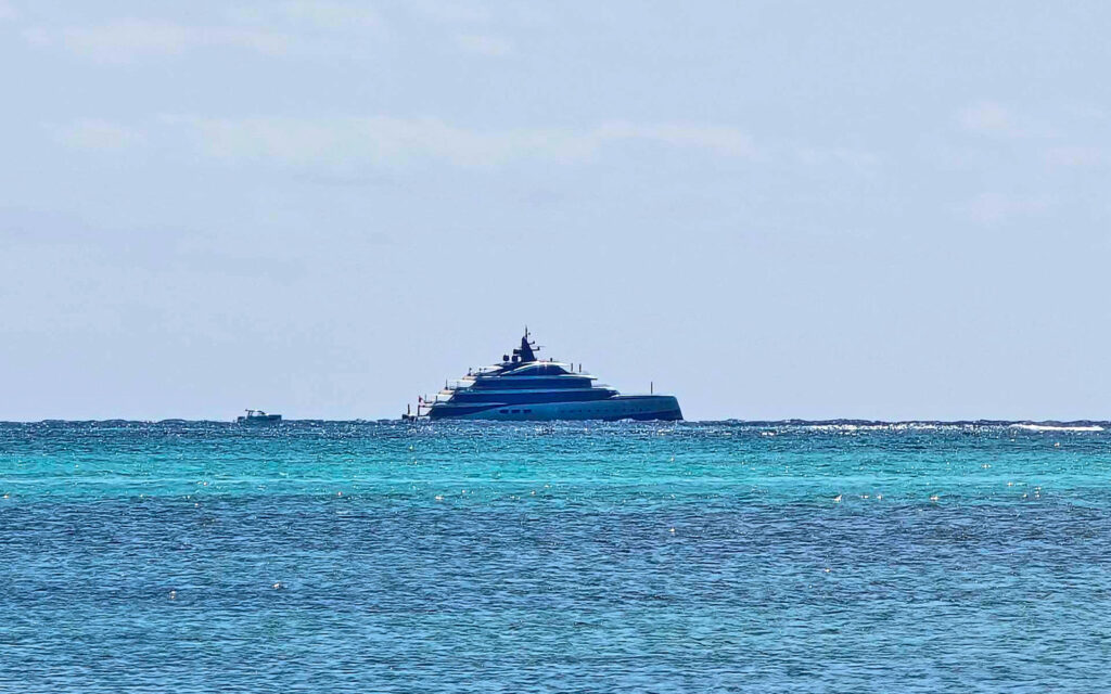 3 Jaw-Dropping Facts About the Kensho Superyacht Anchored Off Ambergris Caye 2 kensho superyacht ambergris caye belize