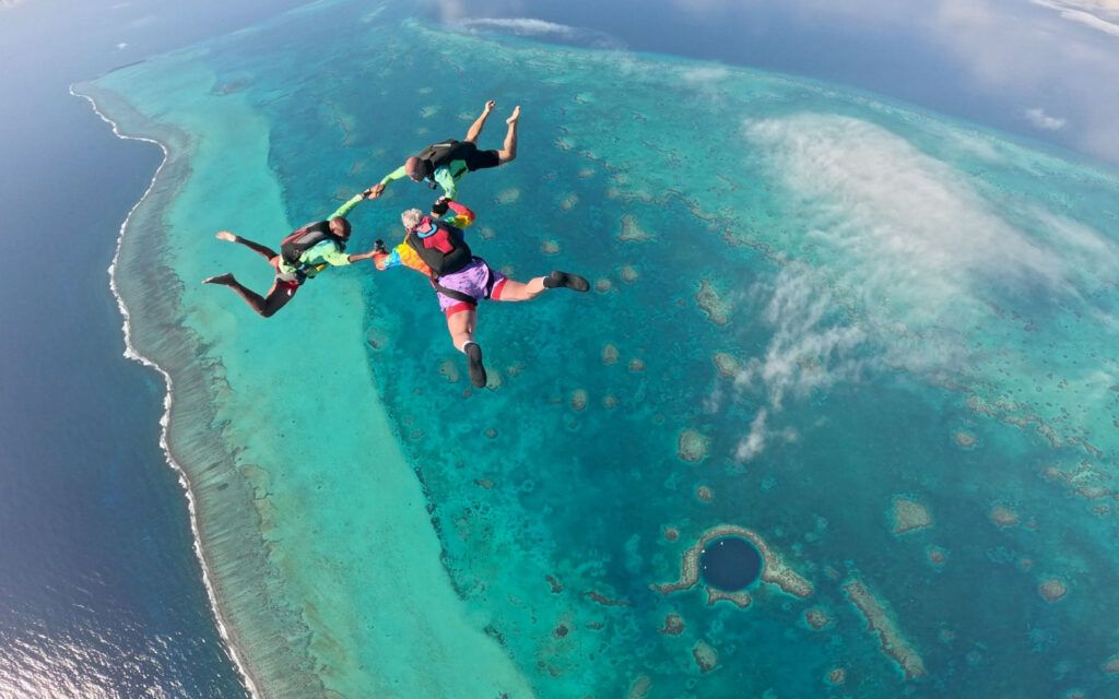 Experience the Thrill of Skydiving Over Belize’s Great Blue Hole! 1 skydive belize great blue hole