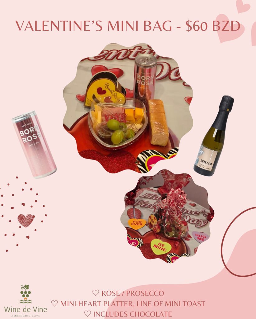 Valentine's Day Menu 2025 San Pedro Belize