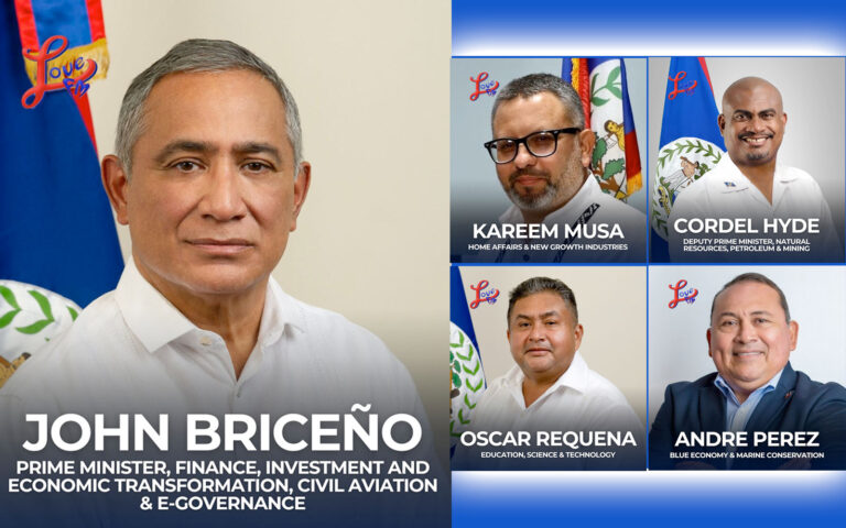 Prime Minister John Briceno Appoints Ministers