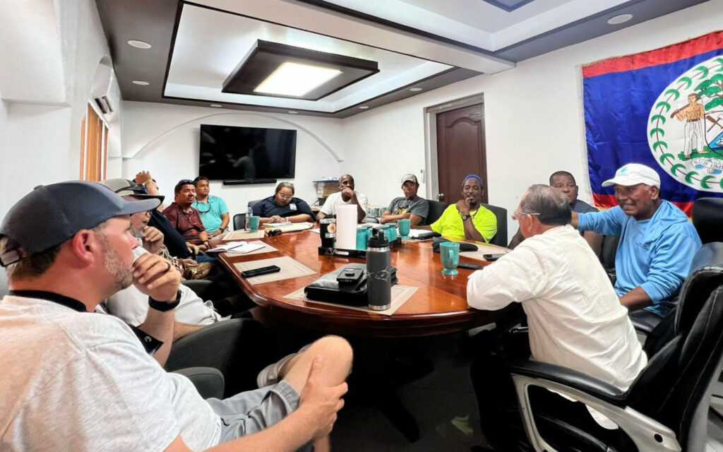 cayo rosario protest against illegal dredging and environmental practices