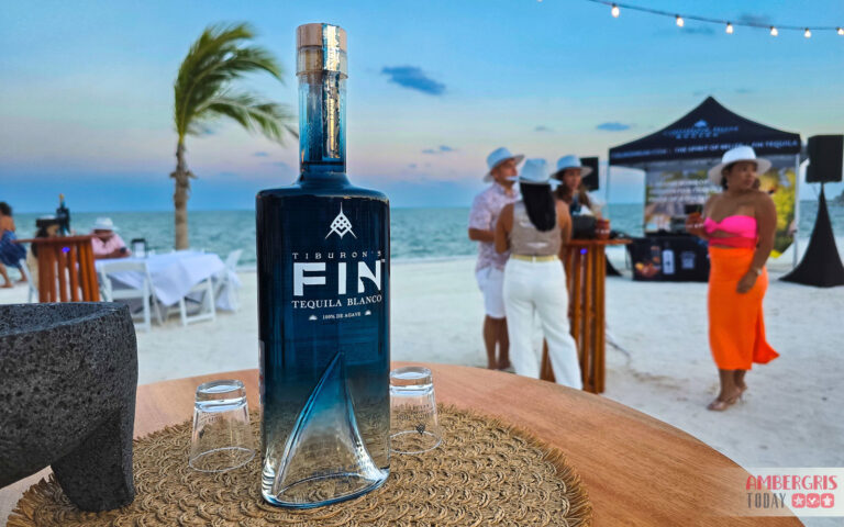 fin tequila blanco by Tiburon Rum of Belize