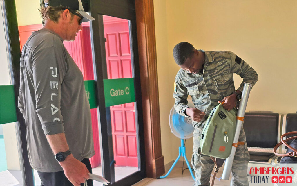 airport security belize