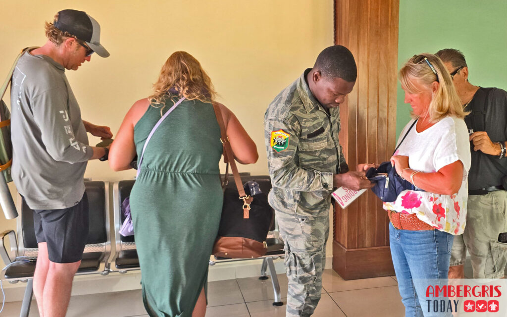 airport security belize