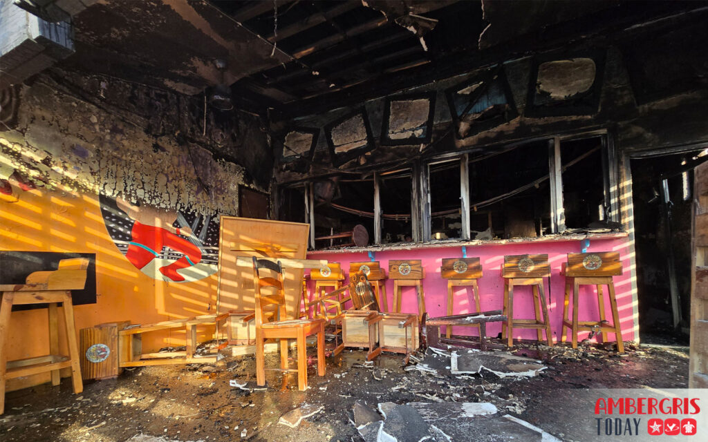 bucket brigade assists firefighters in downtown san pedro