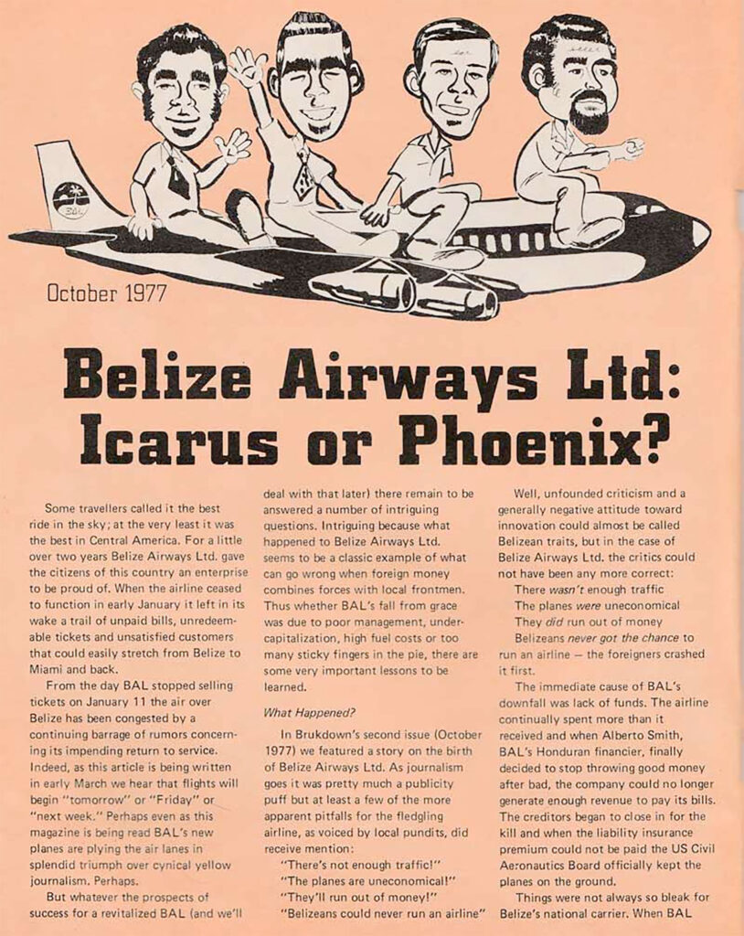 belize airways limited
