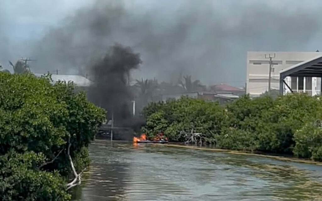 jet ski explosion fire