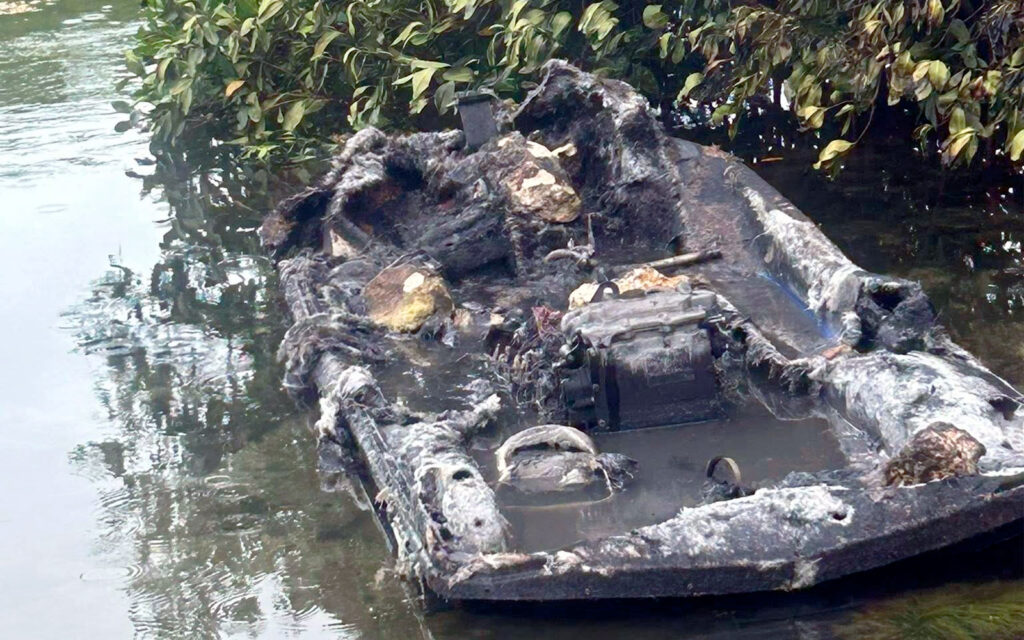 jet ski explosion fire