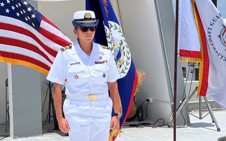 alma pinelo belize coast guard