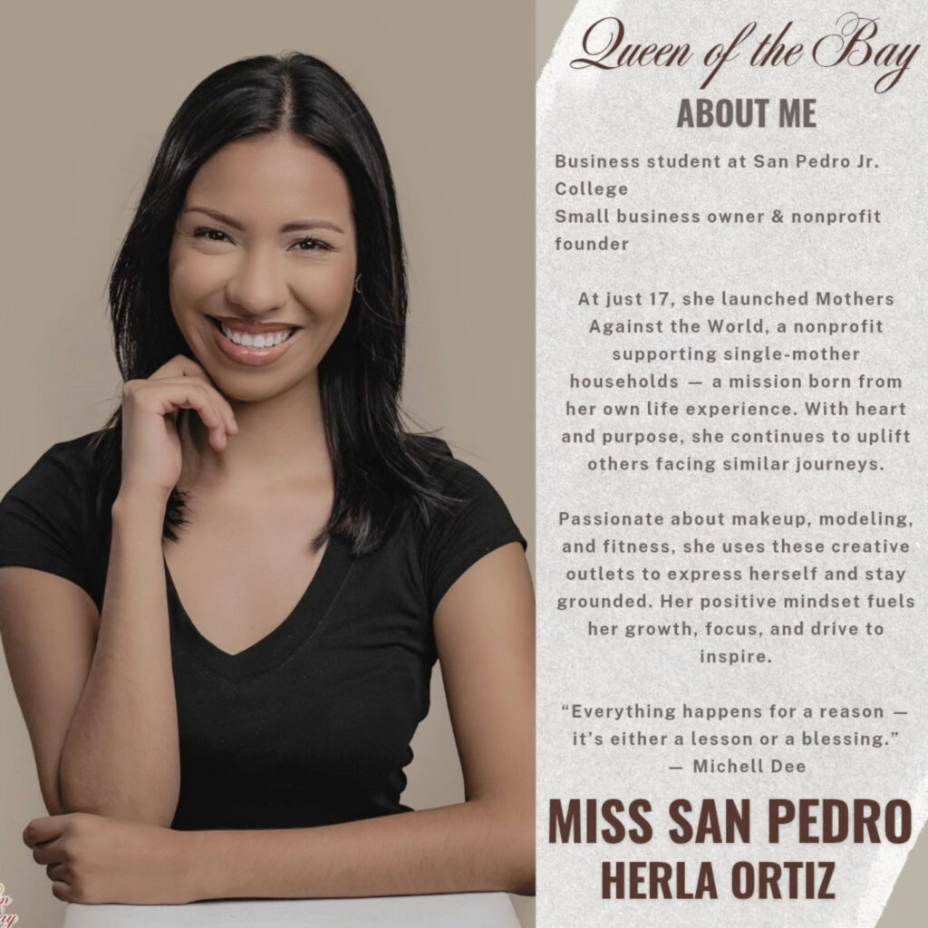 herla ortiz miss queen of the bay san pedro