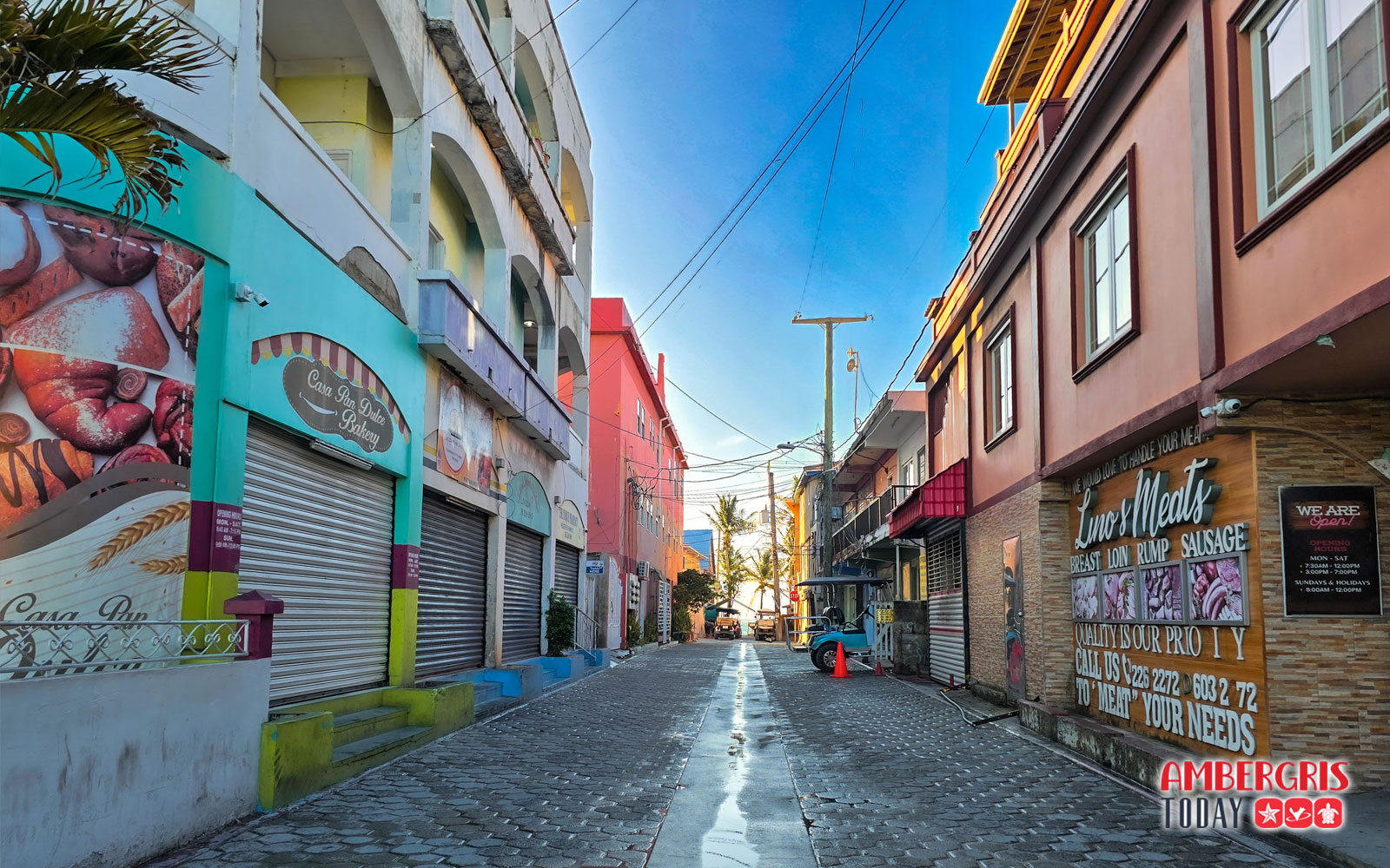 downtown san pedro at sunrise