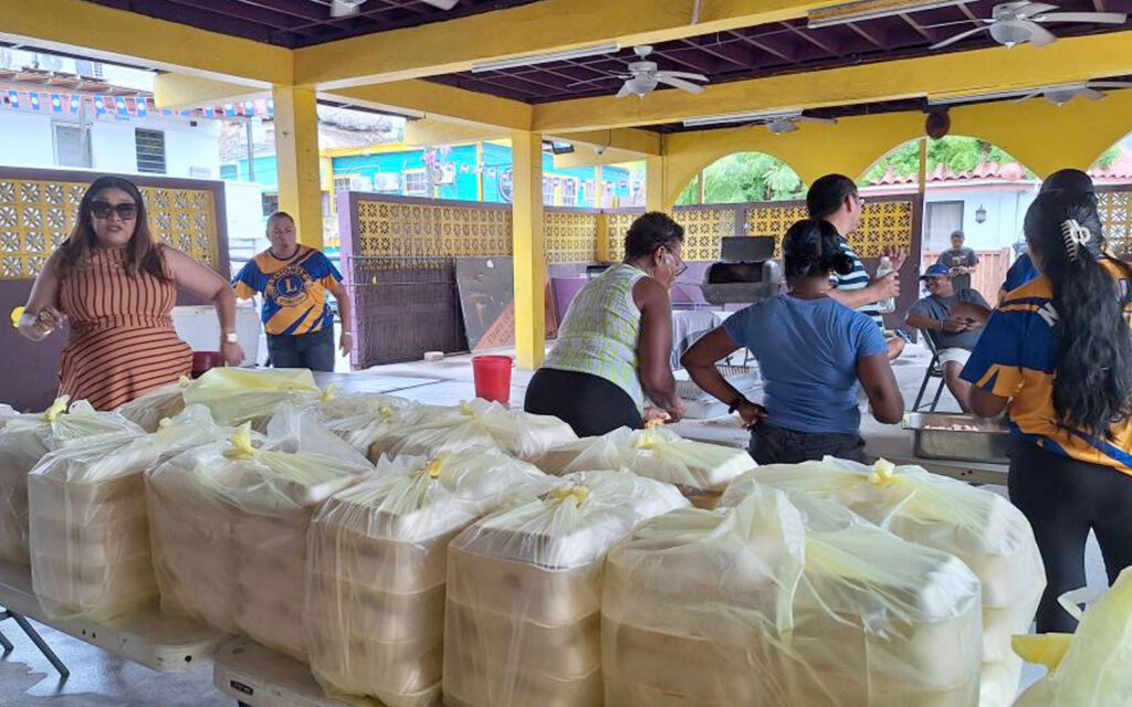 san pedro lions club feed frontline workers national service day