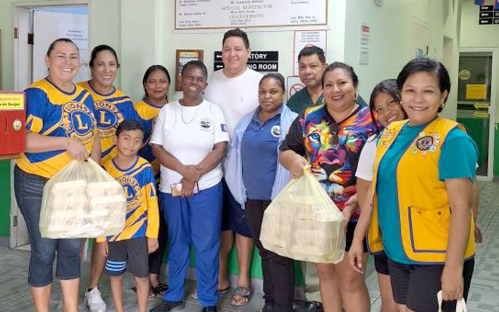 san pedro lions club feed frontline workers national service day