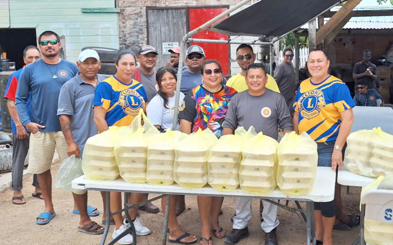 san pedro lions club feed frontline workers national service day