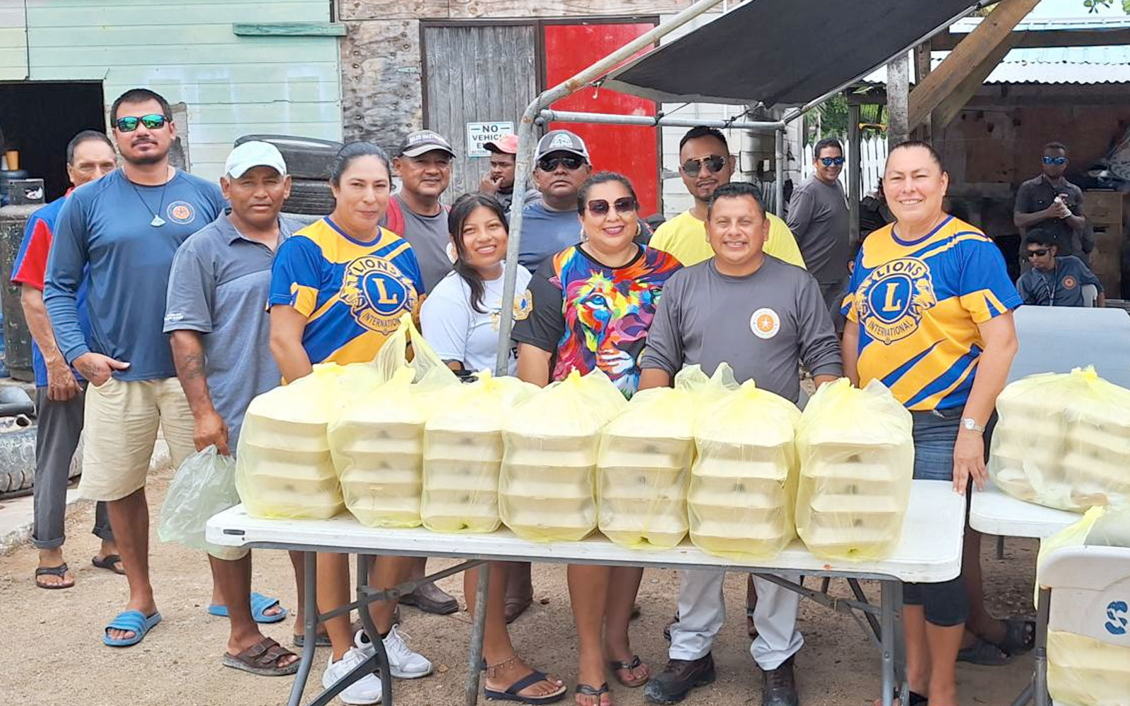 san pedro lions club feed frontline workers national service day