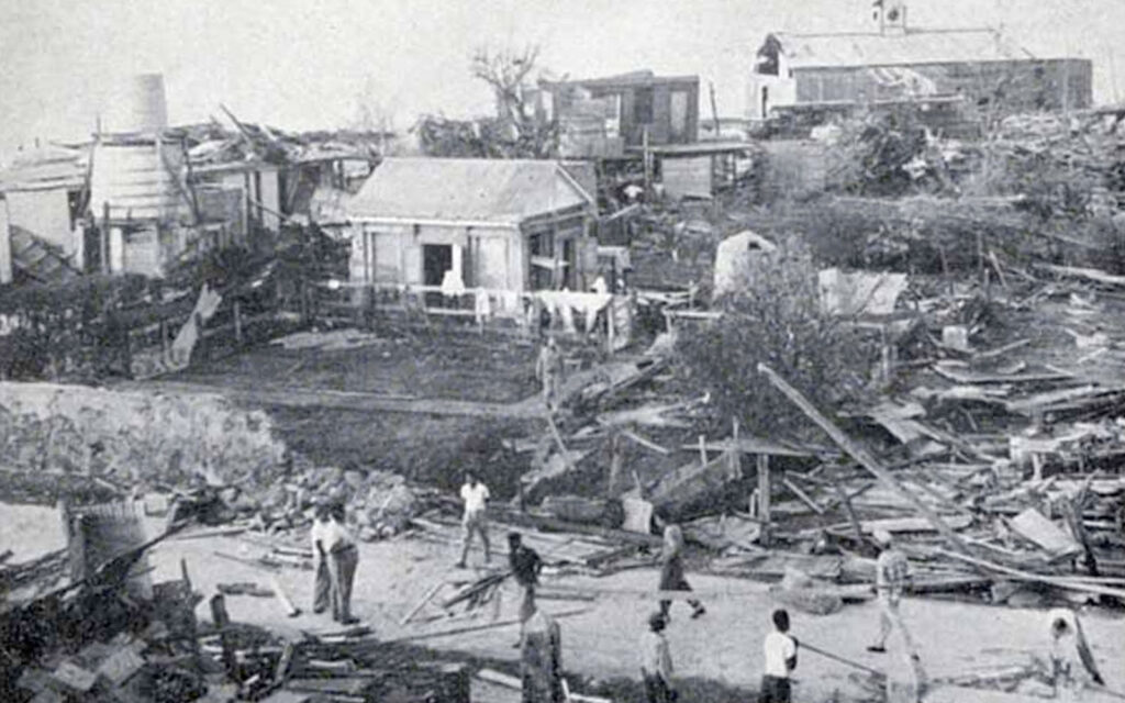 hurricane janet belize 1955