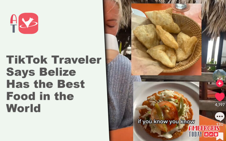 tiktok traveler belize best food