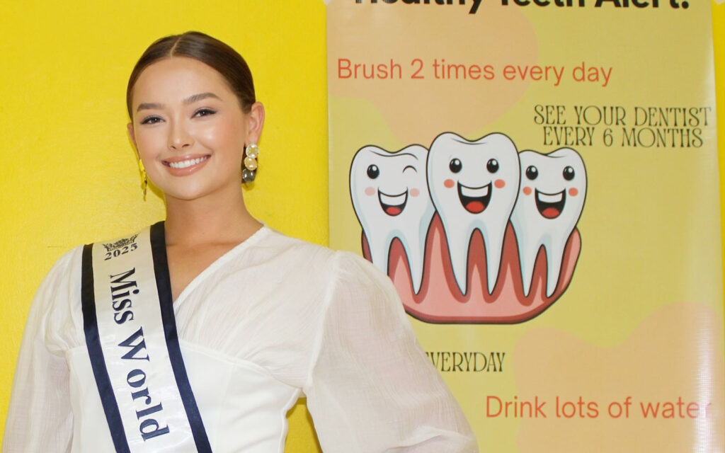 faith edgar miss world belize dental clinic