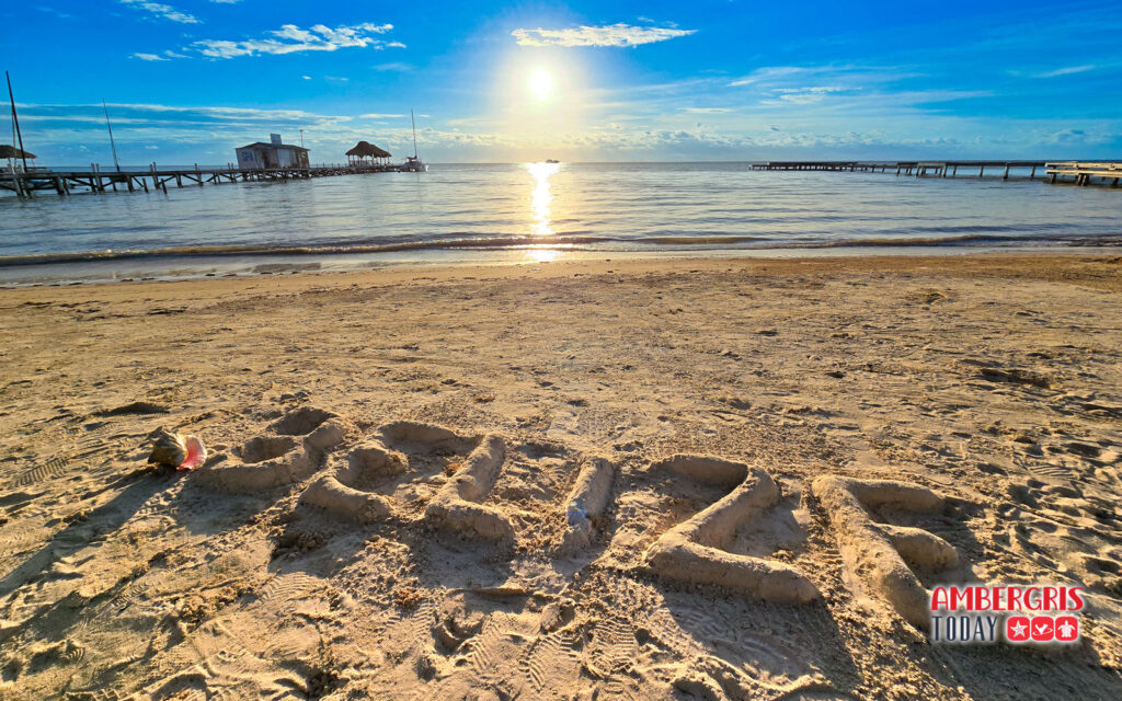 sunrise ambergris caye