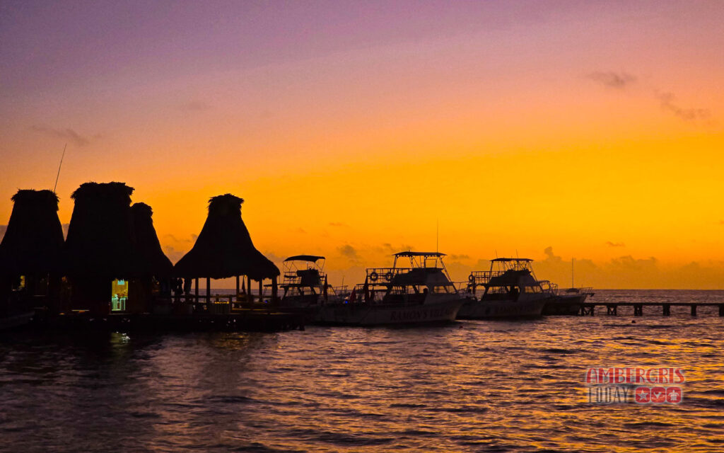 sunrise ambergris caye belize