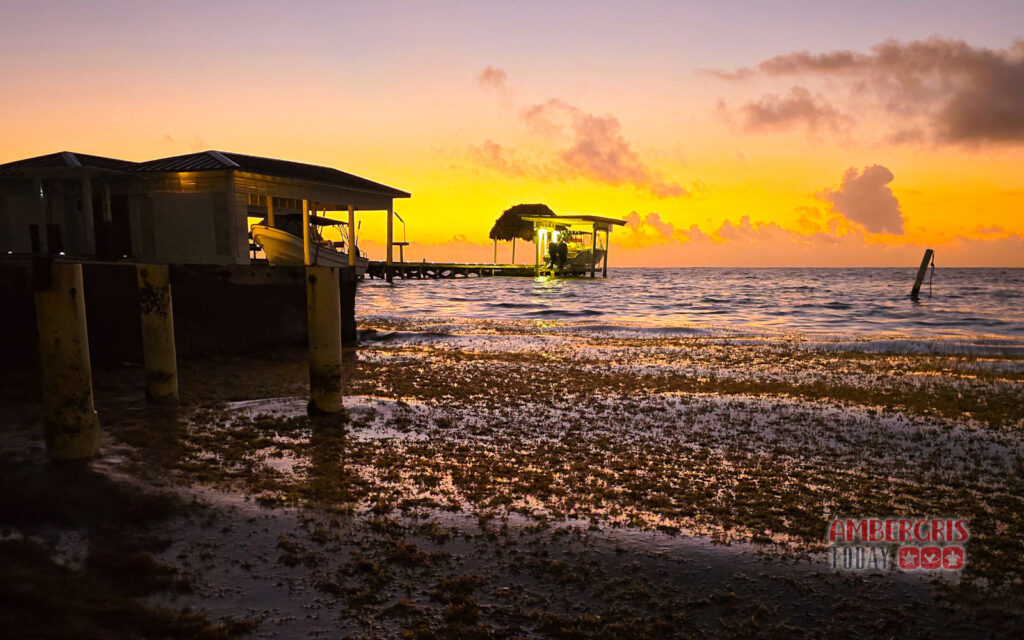sunrise ambergris caye belize