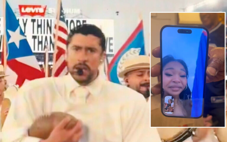 bad bunny super bowl belize flag