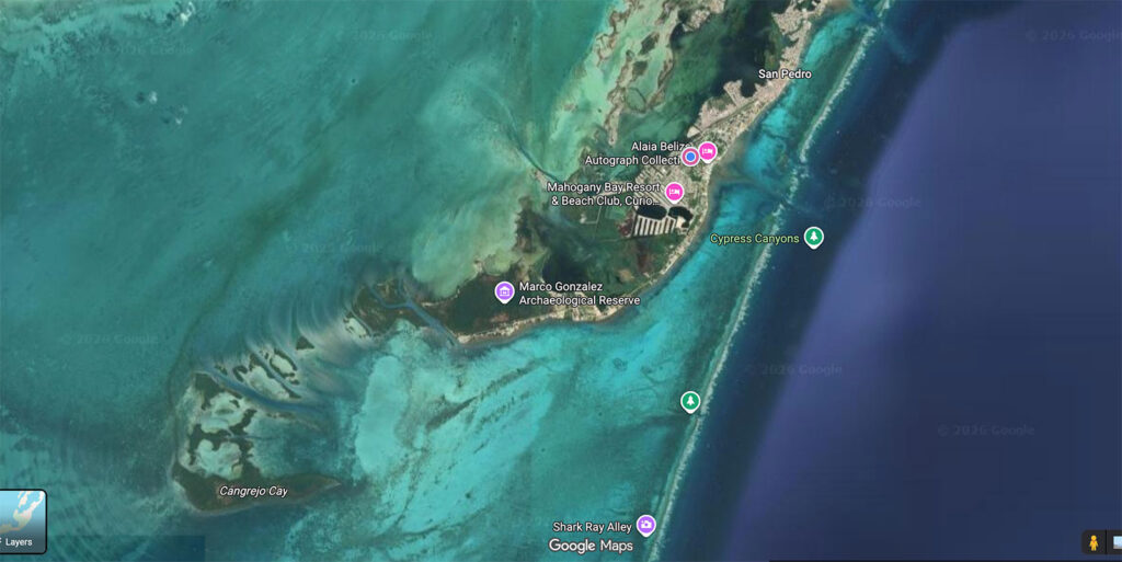boca ciega siete canales hol chan marine reserve