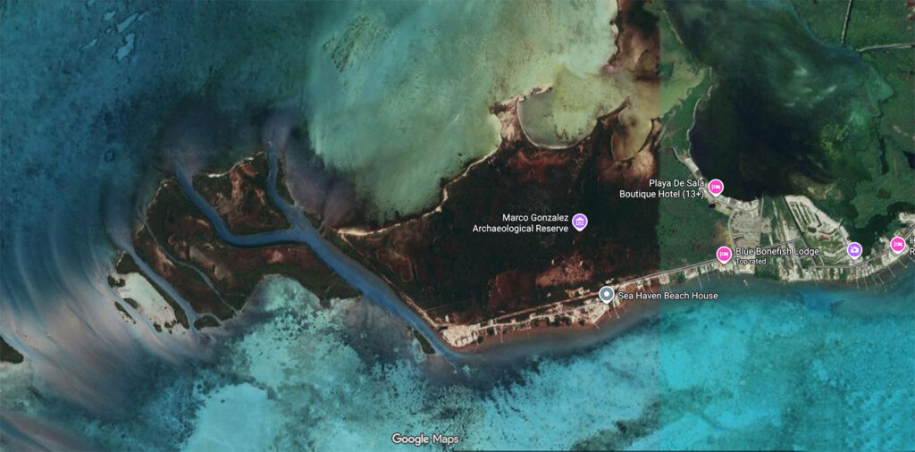 boca ciega siete canales hol chan marine reserve