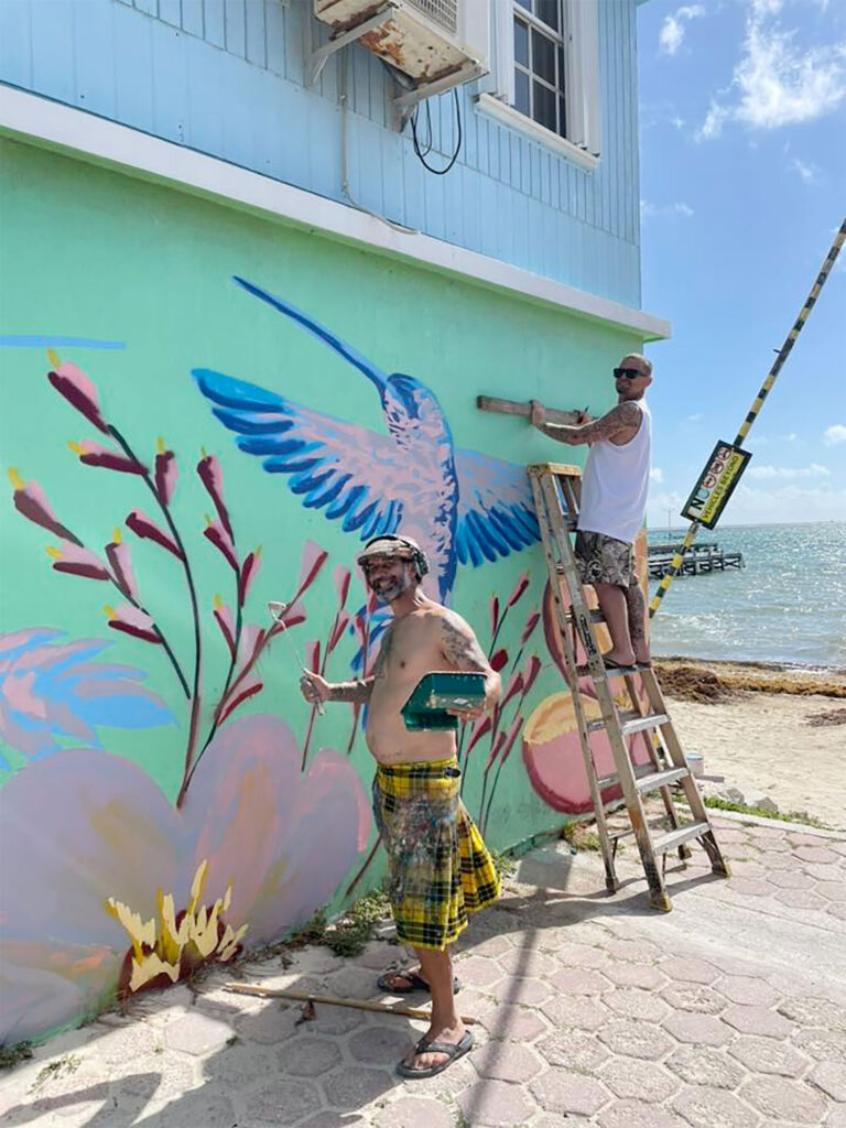 skydivers belize blue hole
