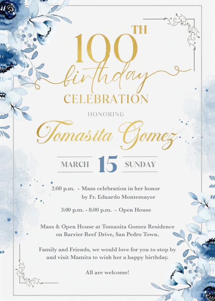 tomasita gomez 100 birthday