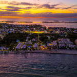 san pedro city aerial town view