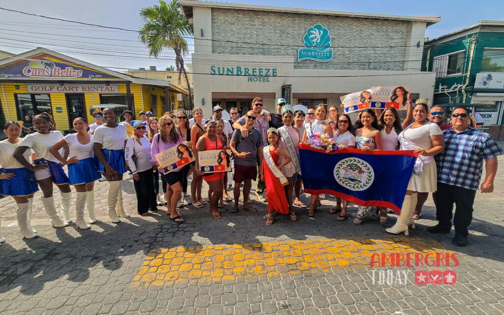 miss world belize faith edgar sendoff