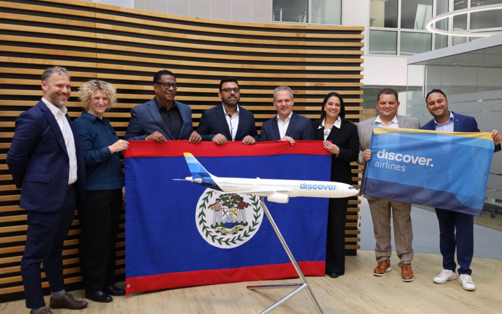 discover airlines frankfurt belize connection